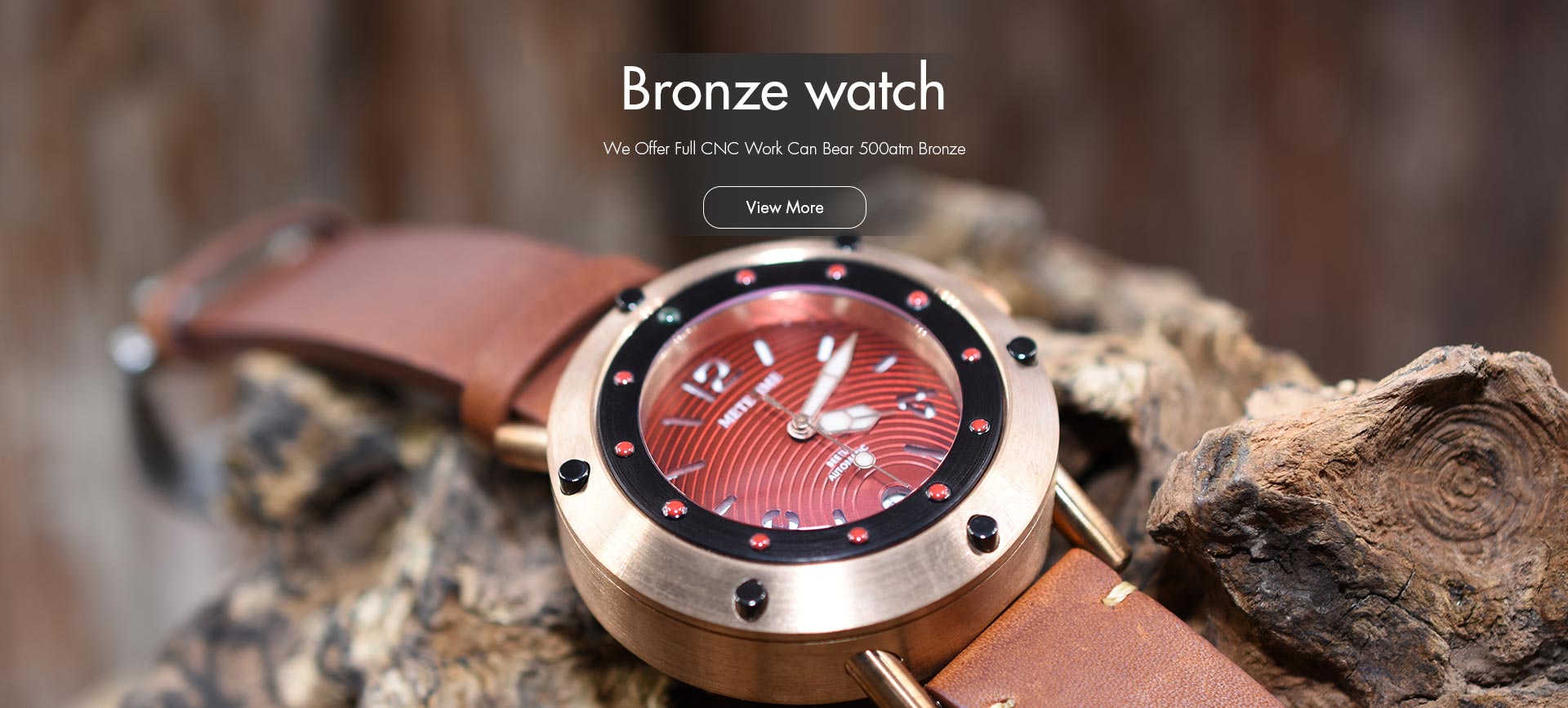 bronze brass watch